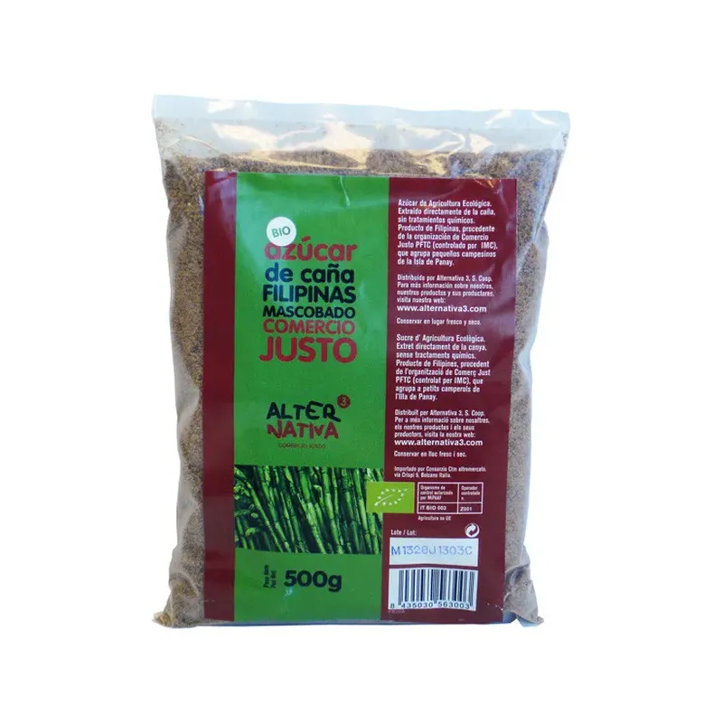 AZÚCAR DE CAÑA MASCABADO BIO FILIPINAS 500G