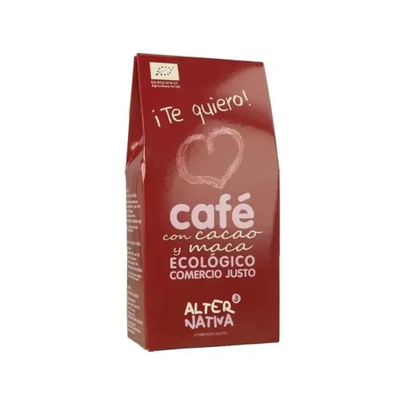 CAFÉ CON MACA ¡TE QUIERO! MOLIDO BIO 125G