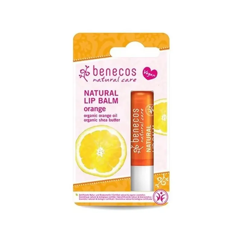 BÁLSAMO LABIAL VEGANO NARANJA 4,8 gr