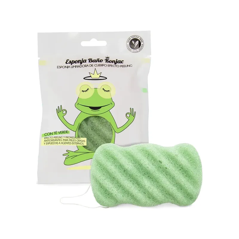 ESPONJA KONJAC  TÉ VERDE (PIEL MIXT Novedad!!