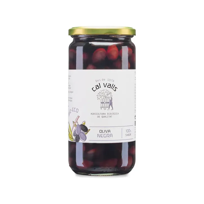 ACEITUNAS NEGRAS ECO 200GR.