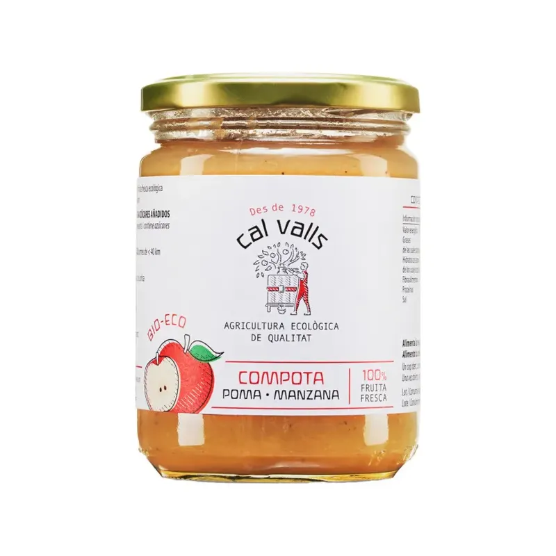 COMPOTA MANZANA ECO 400 GR.