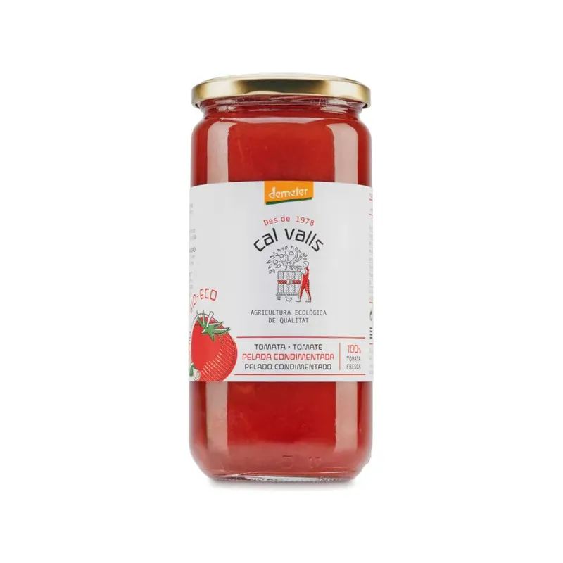 TOMATE ENTERO PELADO DEMET.660GR.