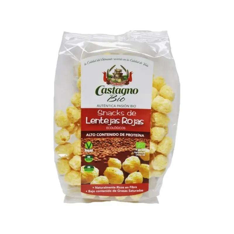 SNACK.LENTEJA ROJA Y MAIZ ECO 50 G