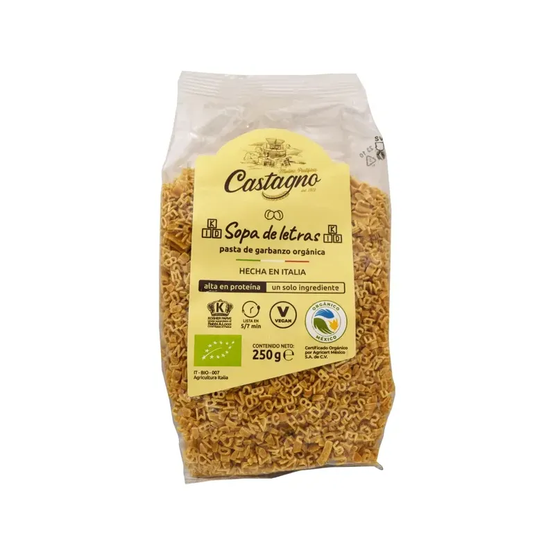 SOPA DE LETRAS 100% GARBANZOS ECO 250G