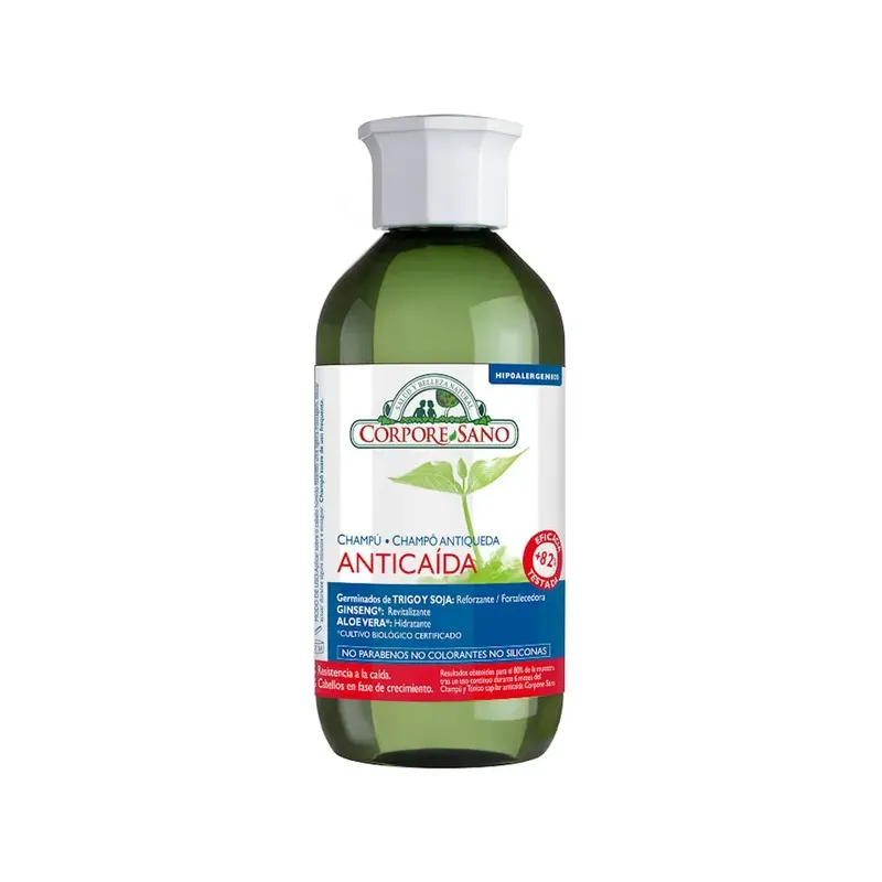 CHAMPU ANTICAIDA 300 CC Germen de Trigo y Soja, Ginseng, Aloe Vera