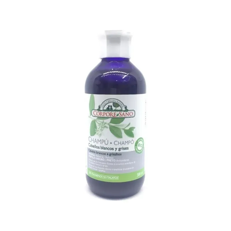 CHAMPU HENNA ARANDANO GRIS Y BLANCO