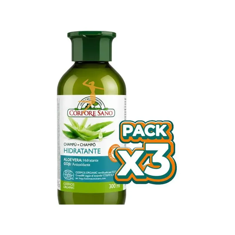 CHAMPU HIDRATANTE ALOE ECO 300ML ECOCERT