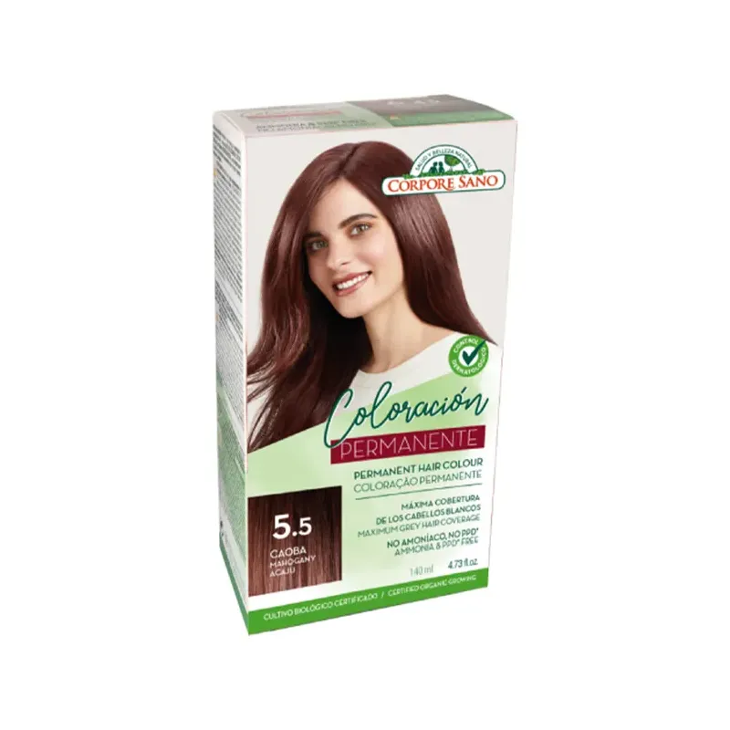 CREMA COLORANTE CABELLO CAOBA 80 ML