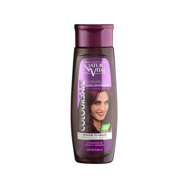 MASCARILLA COLOR CABELLOS BORGOÑA 280 ML