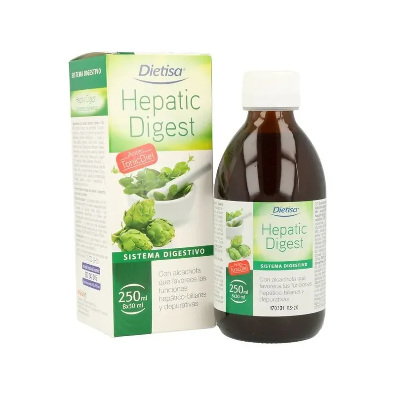 HEPATIC DIGEST 250ML JARABE (Hepatico-Biliar)(antes TonicDiet jarabe)