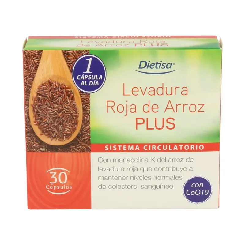 LEVADURA ROJA DE ARROZ PLUS AL 3% - (30 cps.)
