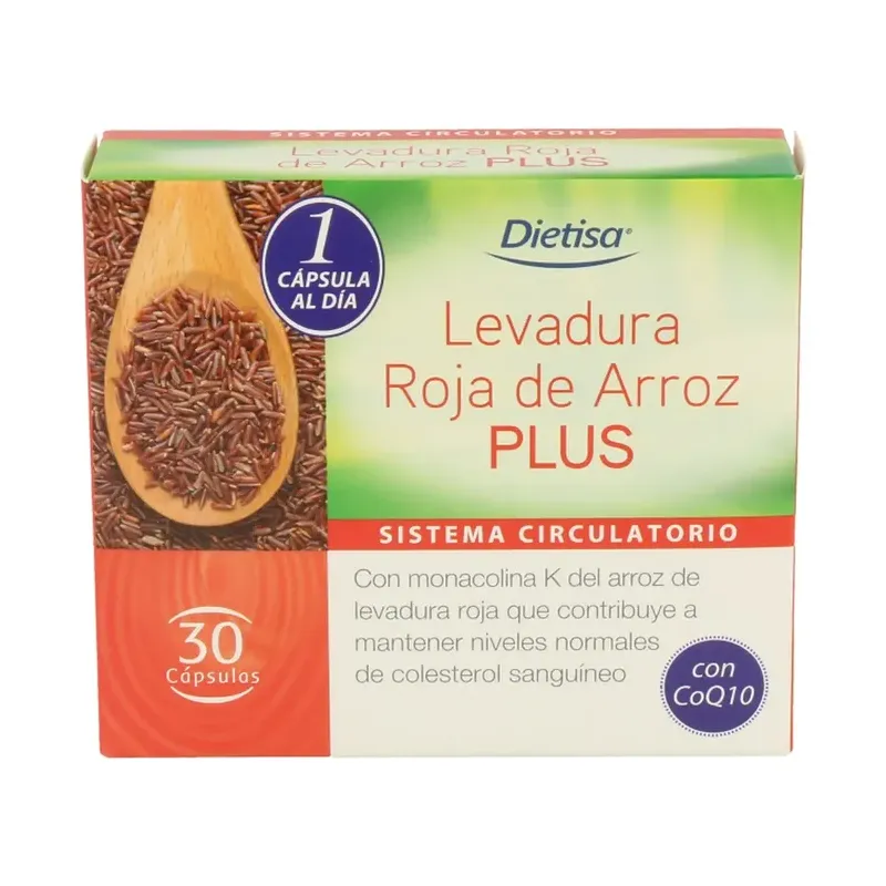 LEVADURA ROJA DE ARROZ PLUS AL 3% - (30 cps.)