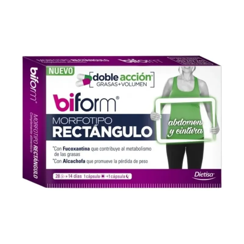 MORFOTIPO RECTÁNGULO (Abdomen y cintura. Con Fucoxantina)
