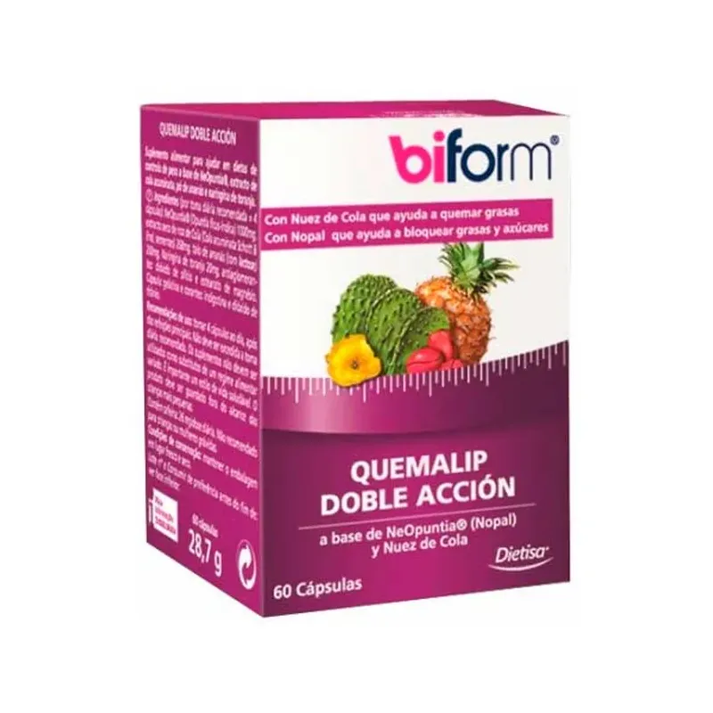 QUEMALIP DOBLE ACCION 60 CAP.