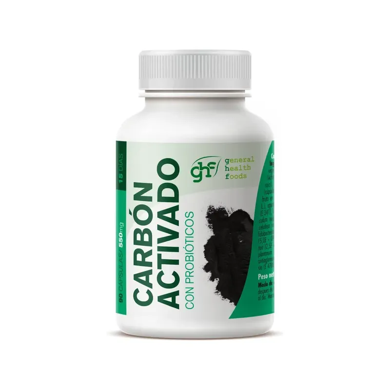 CARBON VEGETAL PROBIOTICO PLUS 90 CAPS.