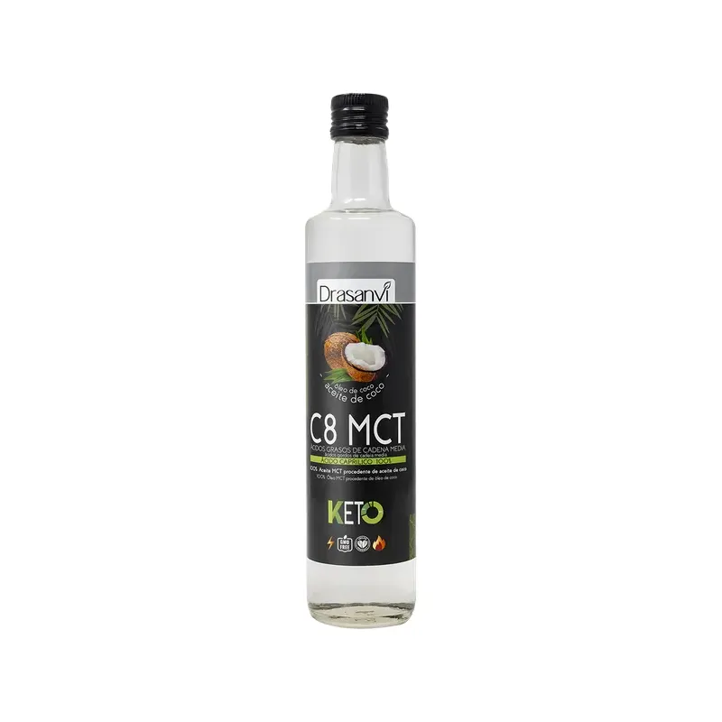 ACEITE MCT C8 PURO COCO 100% 500ML KETO