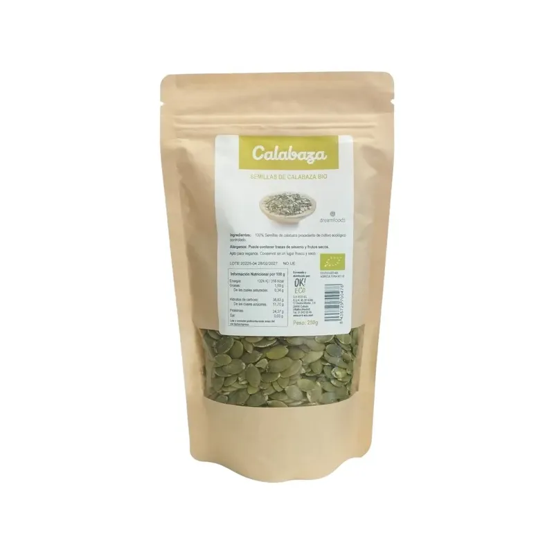 PIPAS CALABAZA ECO 250 GR.