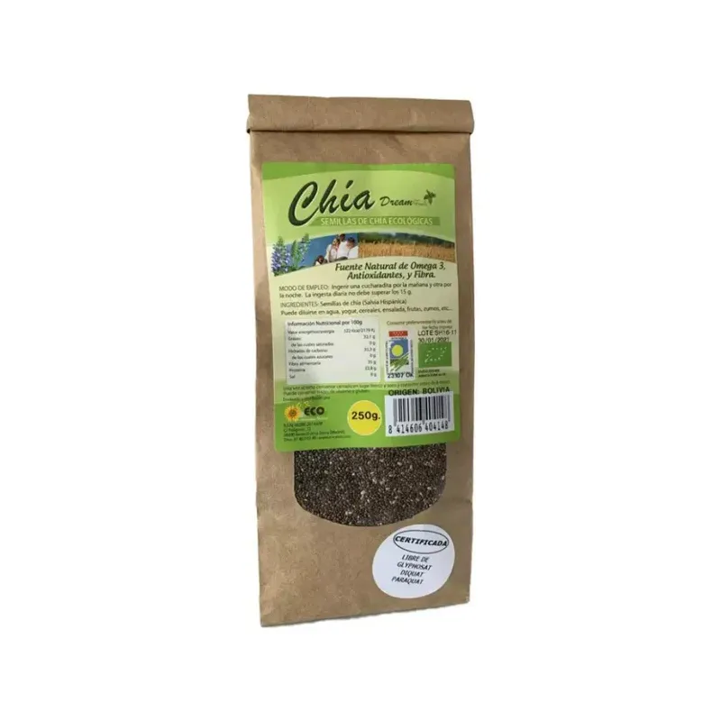SEMILLAS CHIA ECO 250 GR.