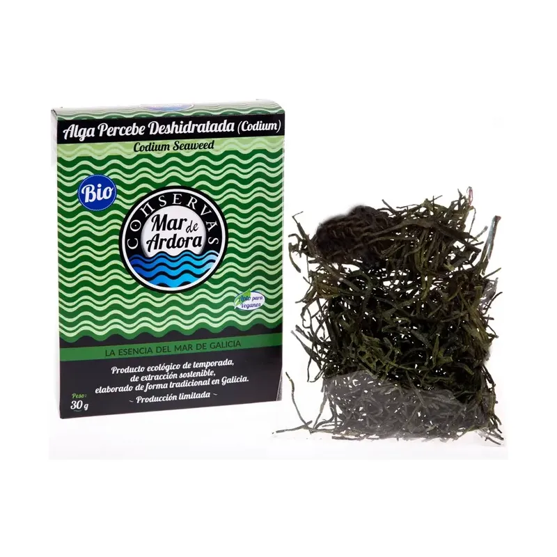 Alga Percebe (Códium) deshidratado BIO Conservas M