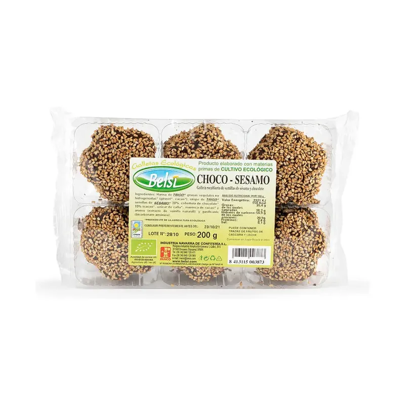 Choco sésamo trigo espelta ECO 200 g