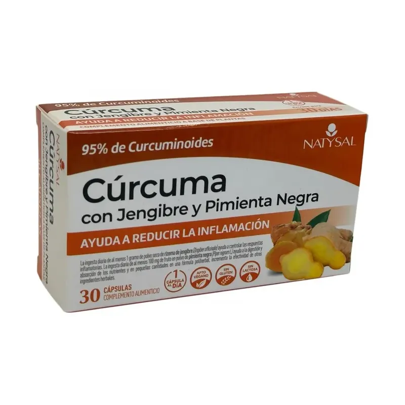 CURCUMA+JENGIBRE+PIMIENTA 30 CAP.
