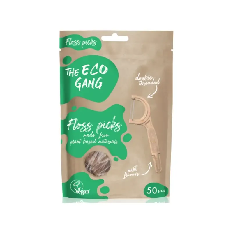FLOSS PICK 50 UNIDADES CARBON