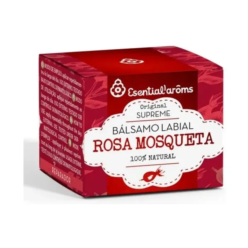 BALSAMO LABIAL ROSA MOSQ. 5g ESENTIAL´AROMS