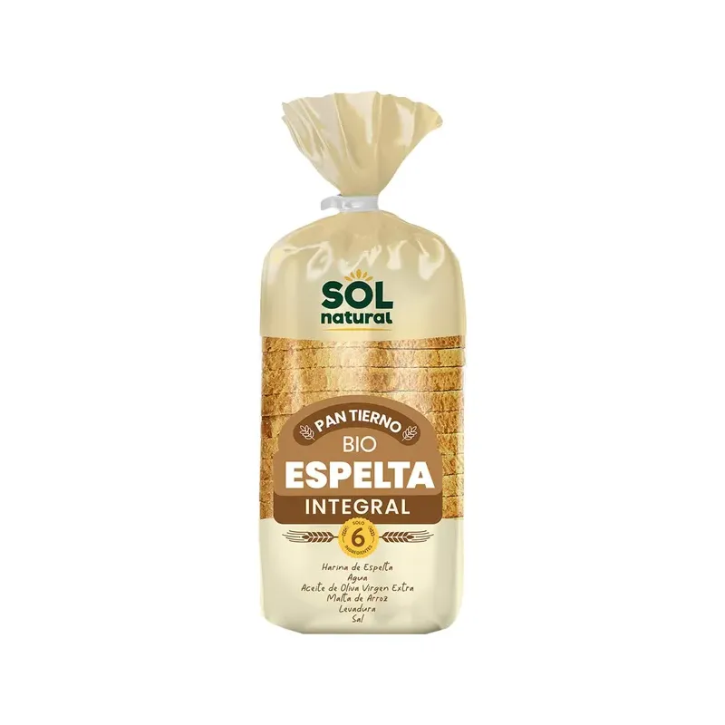 PAN TIERNO DE ESPELTA BIO 400 G  OFERTA LOTE CADUCIDAD 03/10/26