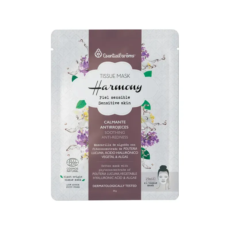 PACK TISSUE MASK HARMONY · PIEL SENSIBLE ECOCERT 1