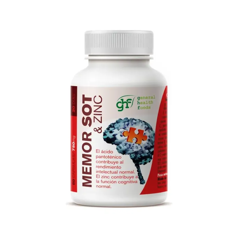 MEMOR SOT & ZINC 60 COMP 750 MG