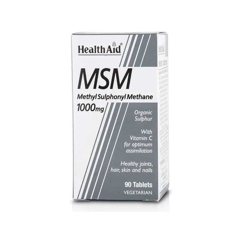 MSM (METILSULFONILMETANO) 1000MG 90 TABLETS