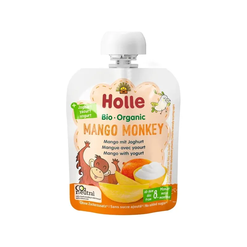 MANGO MONKEY MANGO CON YOGUR (+8 MESES) ECO 85G