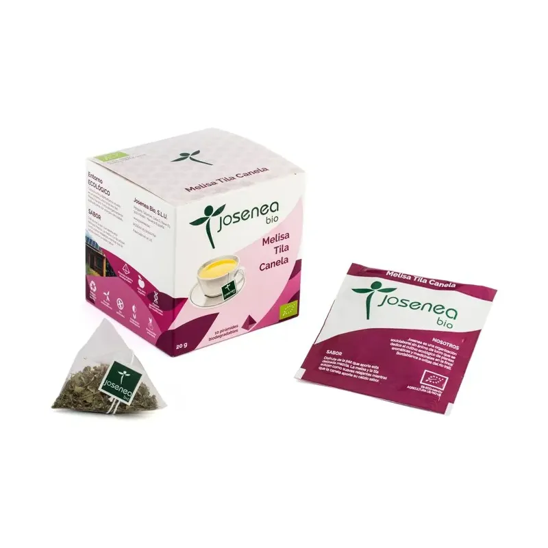 MELISA-TILA-CANELA BIO CAJA 10 PIRÁMIDES ENSOBRADA
