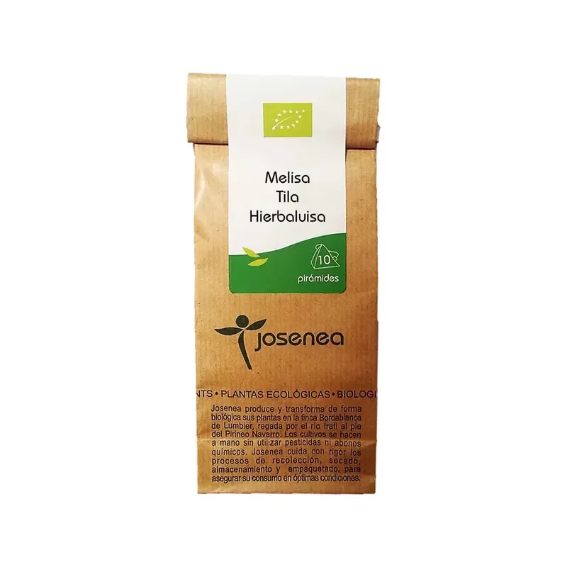 MELISA-TILA-HIERBALUISA BIO BOLSA KRAFT 10 PIRÁMID
