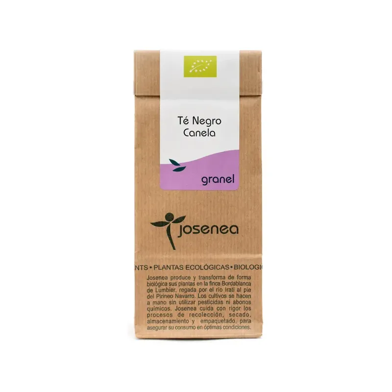 TÉ NEGRO-CANELA BIO BOLSA KRAFT GRANEL 50 GR.