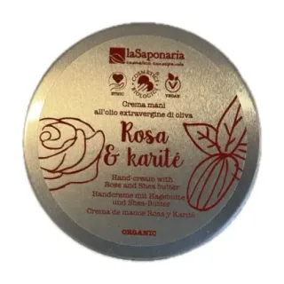 CREMA DE MANOS ROSA Y KARITÉ 60ml