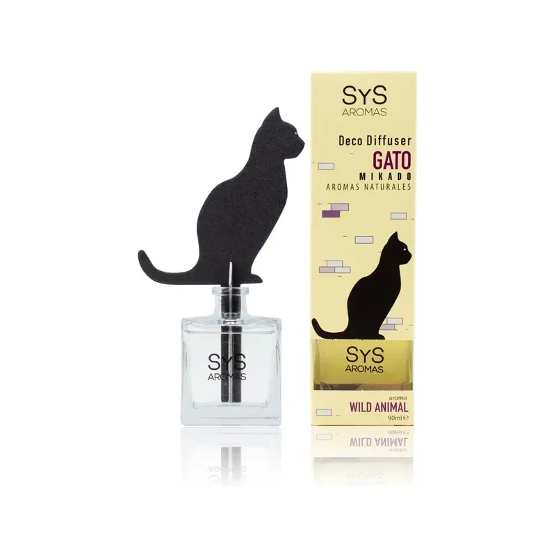AMBIENT. DIFUSOR GATO SYS 90ml WILD ANIMAL