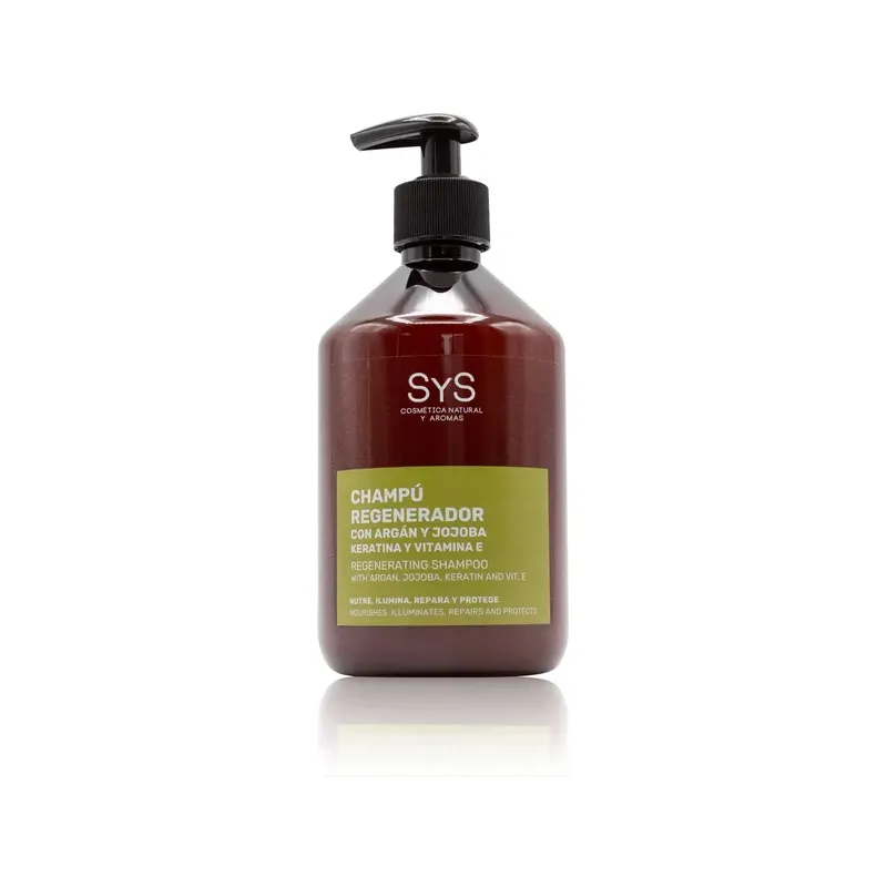 CHAMPU REGENERADOR ARGAN Y JOJOBA CON KERATINA LAB CON KERATINA 500ML