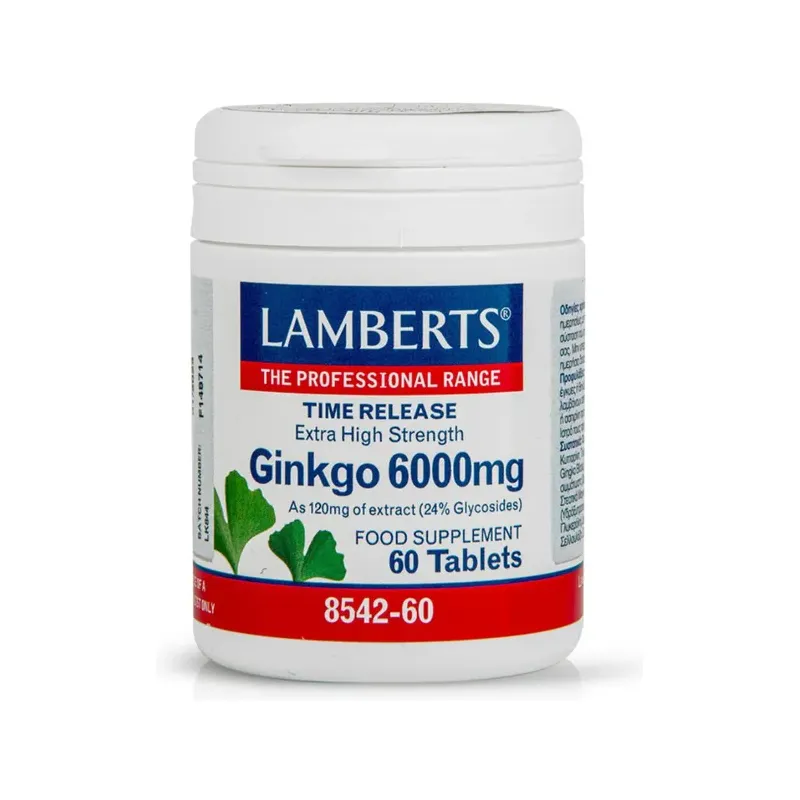 GINKGO BILOBA 60 CAP6000 MG