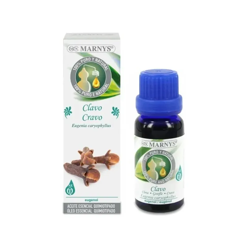 ACEITE ESENCIAL ALIMENTARIO CLAVO Estuche con botella - 15 ML