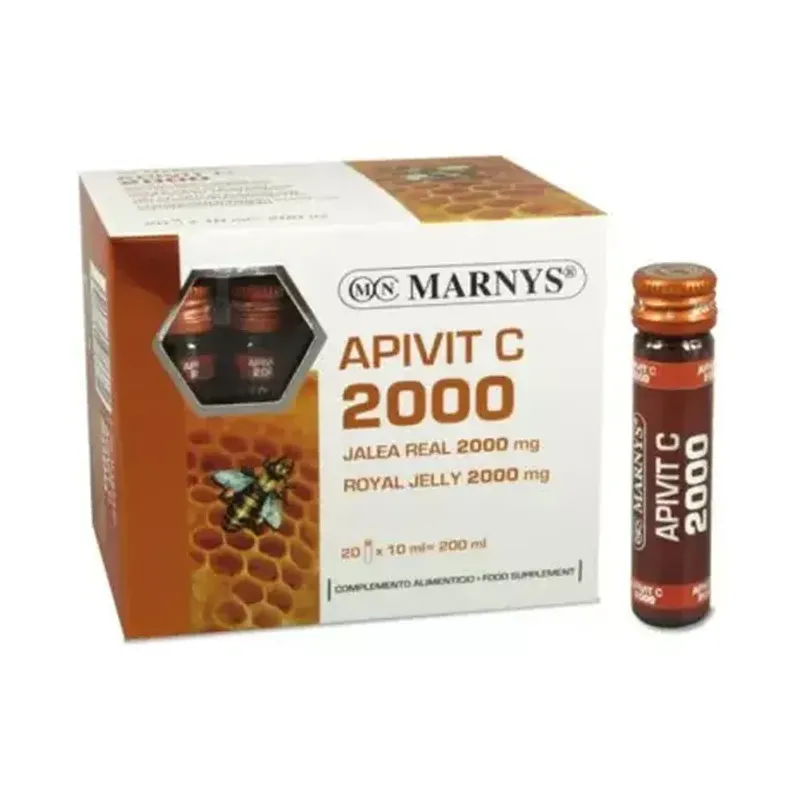 APIVIT C PLUS 2000 MG  (JALEA REAL+ 20 Viales X2000 MG
