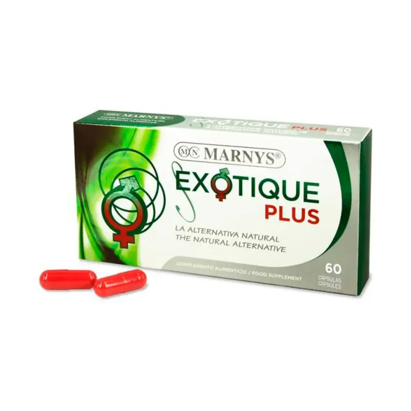 EXOTIQUE PLUS Eleuterococo + Guaraná + Taurina + Jalea Real + Ginseng + Creatina + L Arginina.60 Cápsulas  X 510 MG