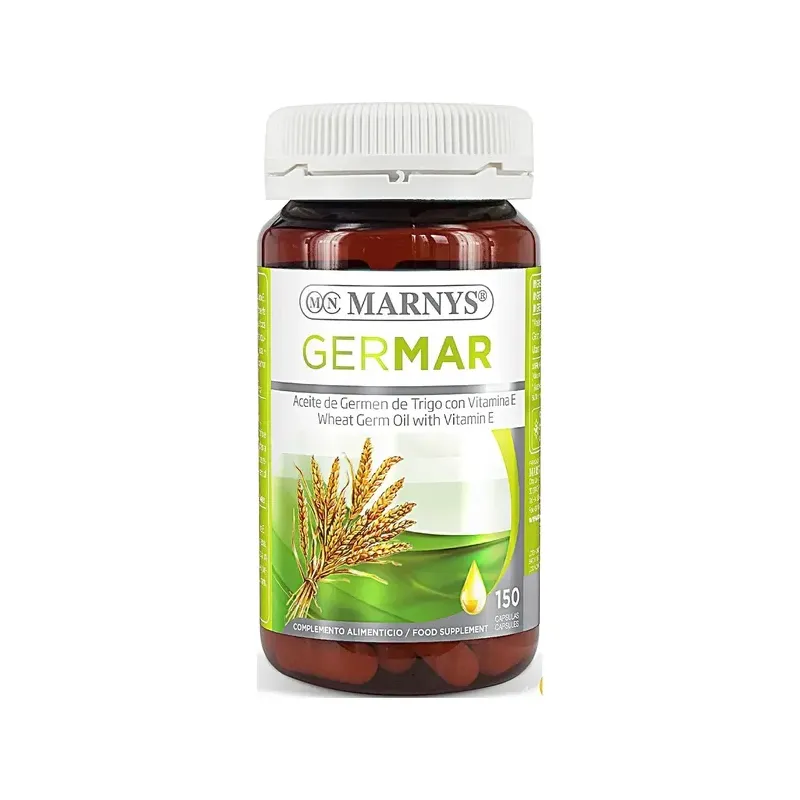 GERMAR Germen de trigo+Vitamina E  150 Cápsulas  X 500 MG