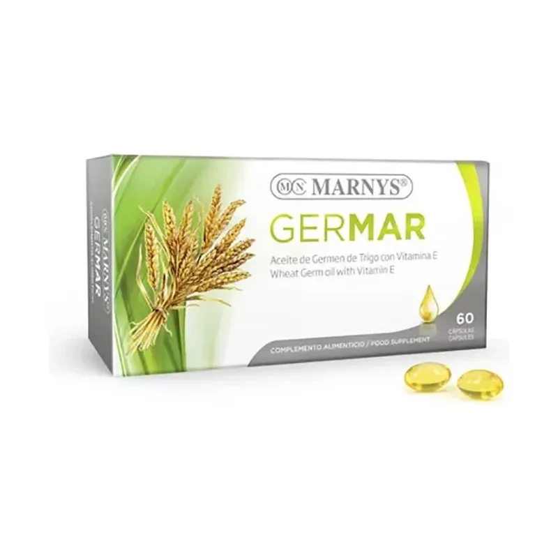 GERMAR Germen de trigo+Vitmina E    60 Cápsulas X 500 MG