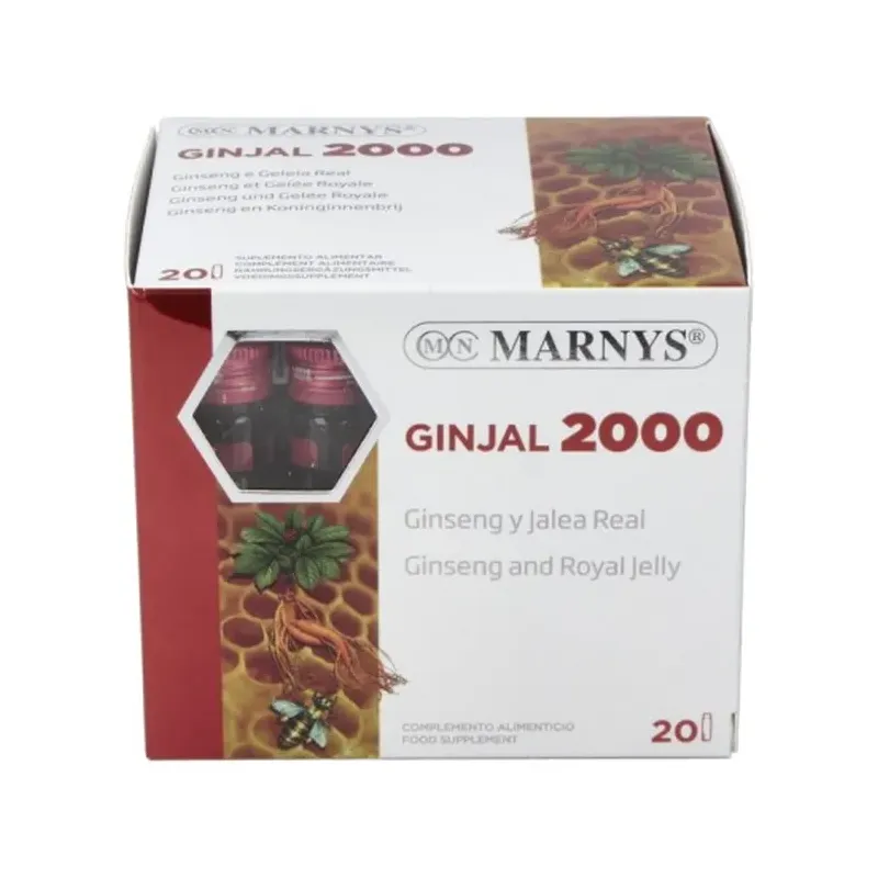 GINJAL 2000 ( JALEA REAL+ GINSENG 20 Viales X 2000 MG