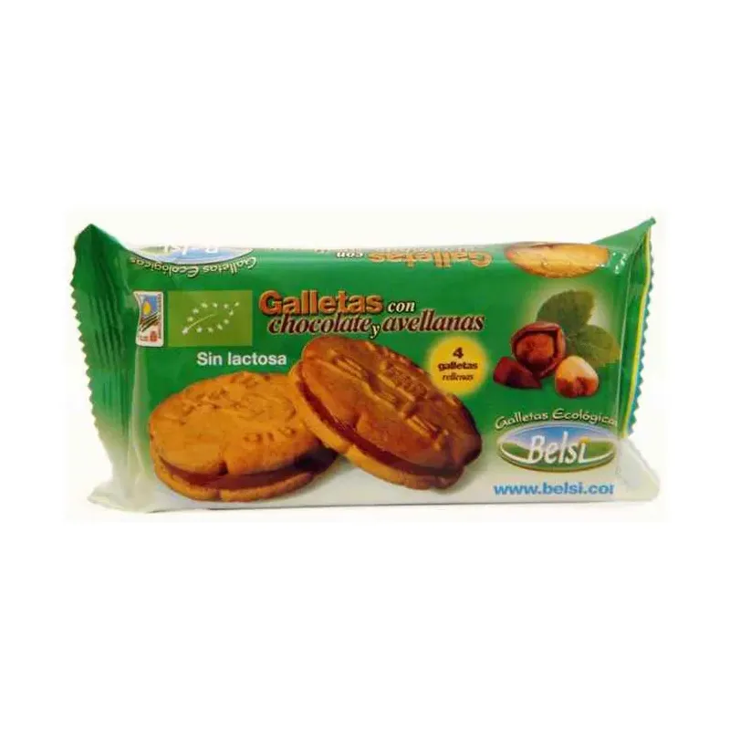 Galleta rellenas chocolate y avellana ECO 3.000 g