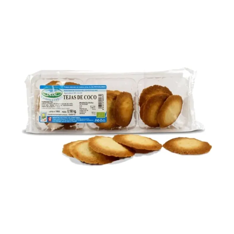 Tejas de coco trigo espelta ECO 150 g