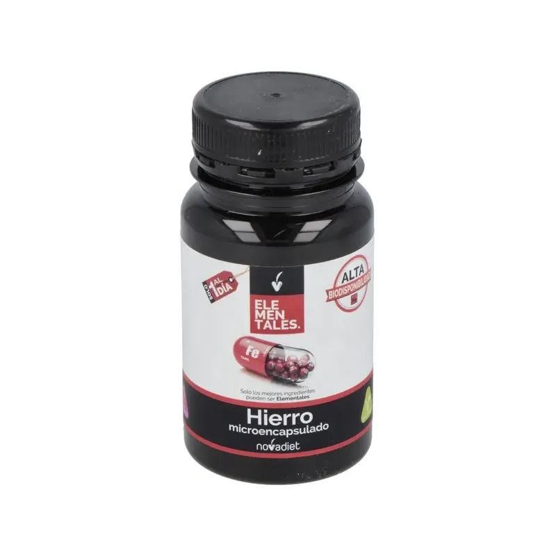 HIERRO MICROENCAPSULADO Envase de 60 cápsulas vegetales.