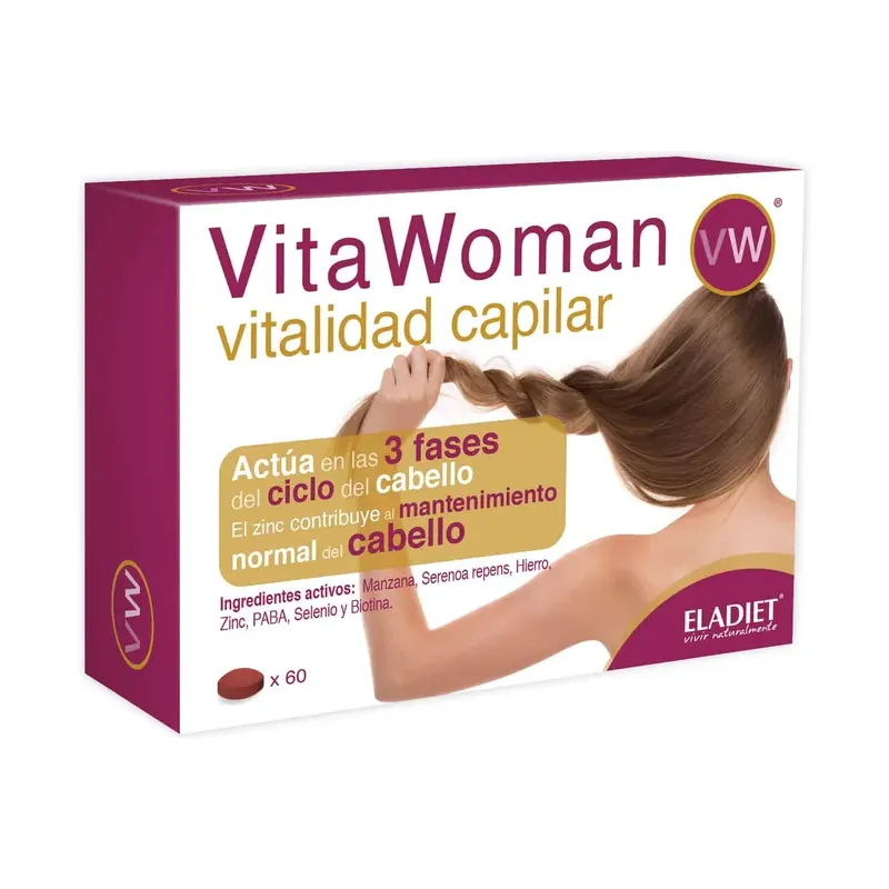 VITAWOMAN VITALIDAD CAPILAR 60 COMP